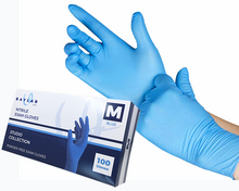 Load image into Gallery viewer, 100% Nitrile Exam Gloves - Blue