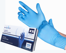 Load image into Gallery viewer, 100% Nitrile Exam Gloves - Blue