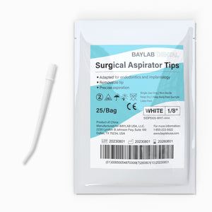 Disposable Surgical Aspirator Tip, 25 Count