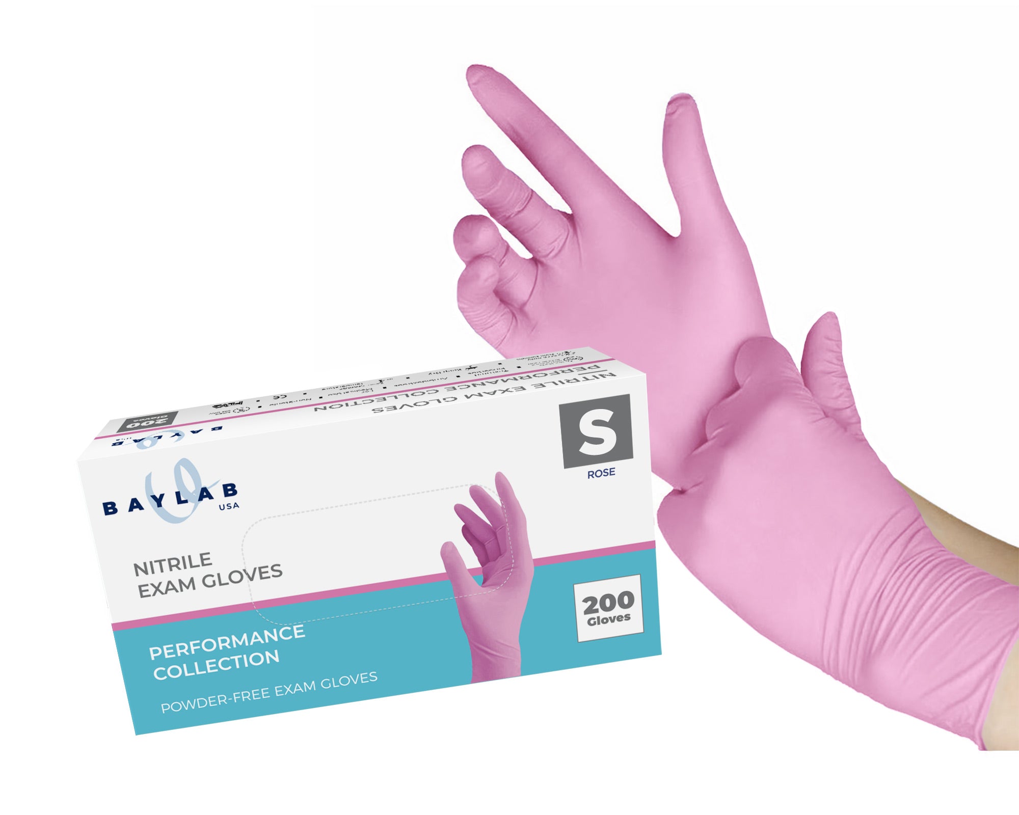 baywa handschuhe 100% Nitrile Exam Gloves- Blue – BAYLAB USA
